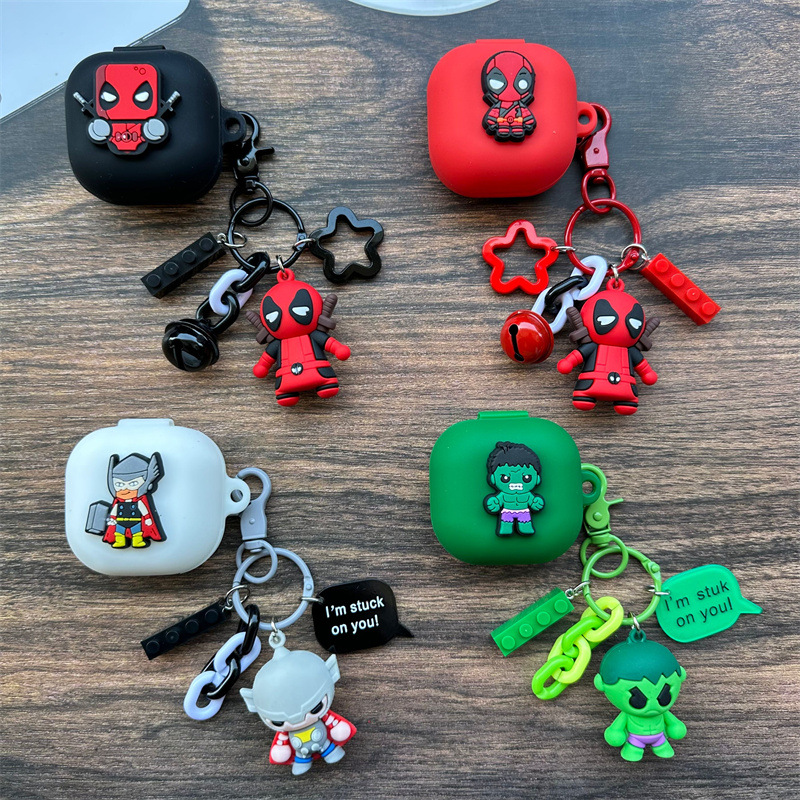 适用三星Galaxy Buds2/pro无线蓝牙耳机live保护套外贸潮牌卡通壳