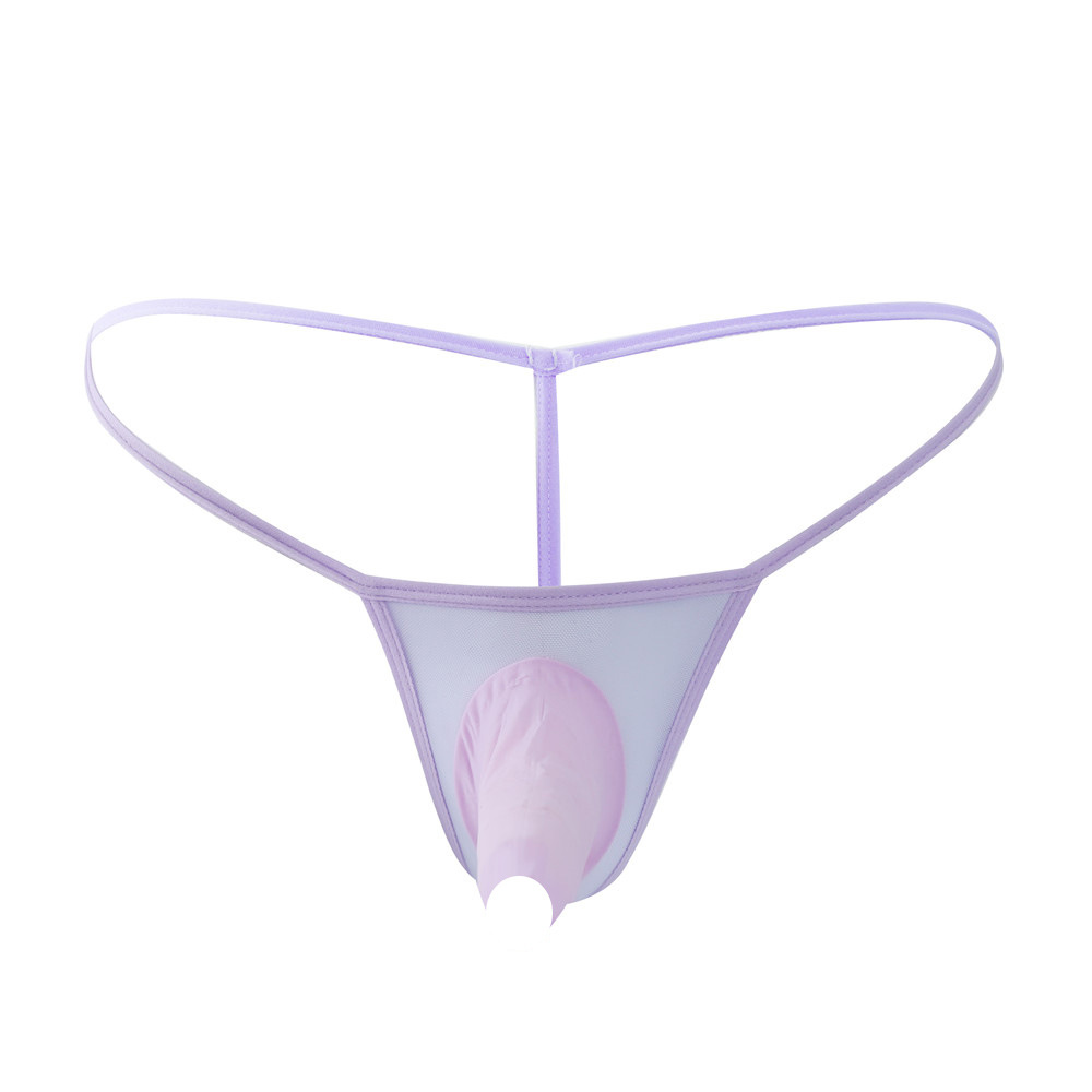 Vyriškos seksualios permatomos tinklelio stringų kelnaitės_voghion.com