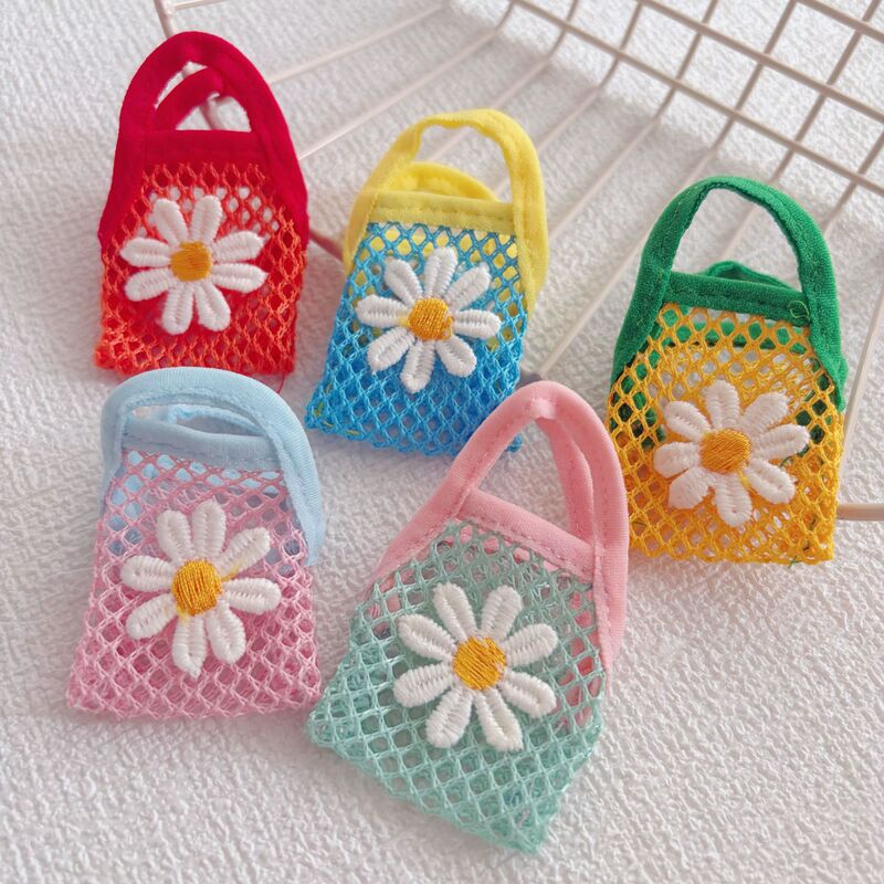 New Style Gazi Sister Macaron Mesh Tote Bag Bjd Doll Shoulder-Style Mesh Bag Doll Toy Bag Wholesale