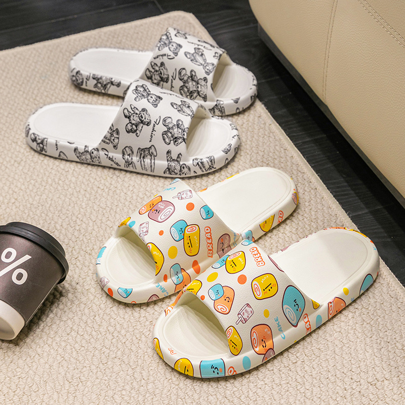 Summer Hotel Home Slippers for Men and Women Couples Indoor Bathroom Bathing Eva Anti-Slip Smelly Slippers Wholesale
