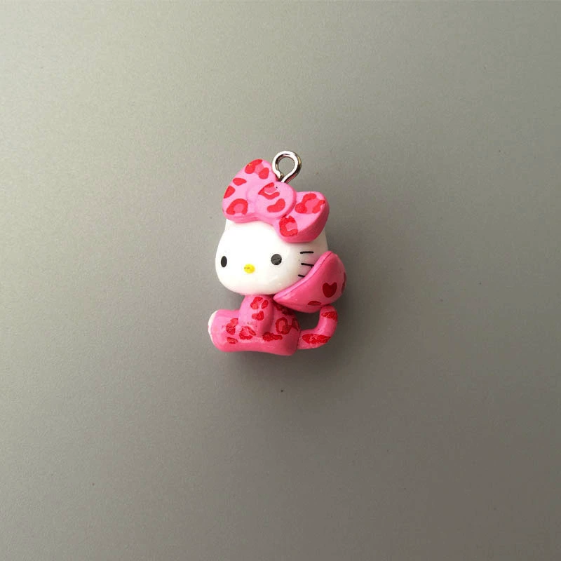 Hello Kitty, маленькая мини-фигура, подвеска, handmade