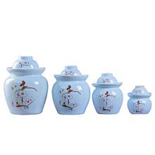 泡菜坛子陶瓷家用咸菜腌菜杂粮小泡菜坛景德镇储物密封罐泡菜