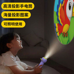 Children's Fun Projector Flashlight Baby Educational Early Learning Pattern Recognition Kindergarten Light-Up Toy Wholesale