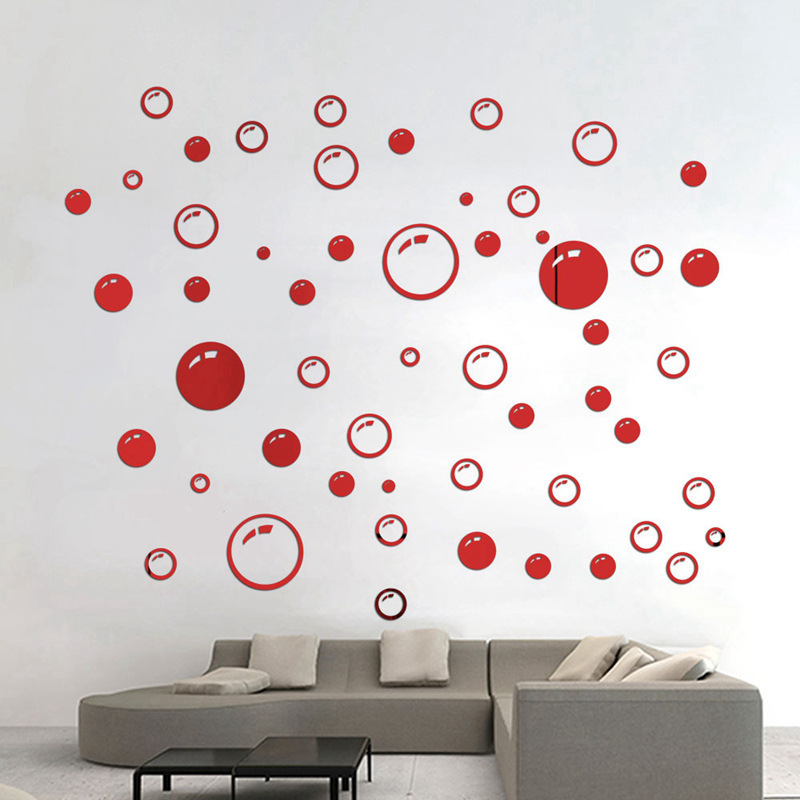 Adesivi da parete a specchio in acrilico 3d per il bagno_voghion.com