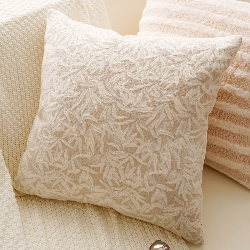 Crema de estilo retro de alta calidad sofá sala de estar almohada cubierta de almohada dormitorio ventana flotante cama almohada cubierta de almohada cojín núcleo