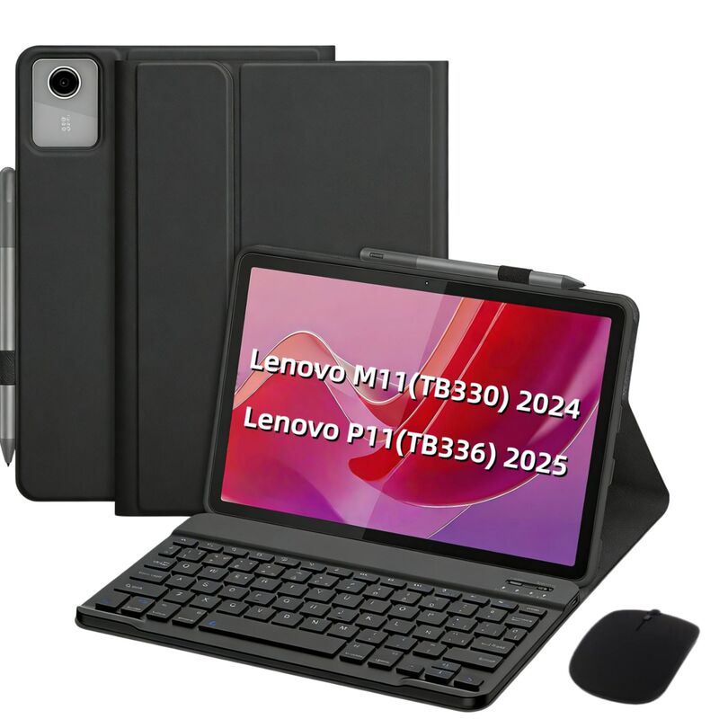 Suitable for 2025 Lenovo Xiaoxin Pad11 Tb336 Tablet Protective Case Tbm11 Bluetooth Keyboard Leather Case