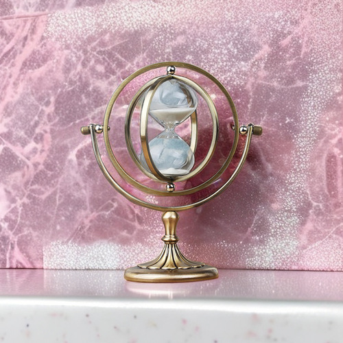 Creative retro glass hourglass timer globe decoration ornaments desktop time hourglass ornaments gifts