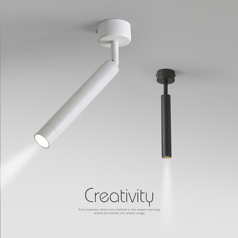 led open-mounted spotlights commercial clothing store single light shop background wall home ceiling cob small track lights led open-mounted spotlights commercial clothing store single light shop background wall home ceiling cob small track lights