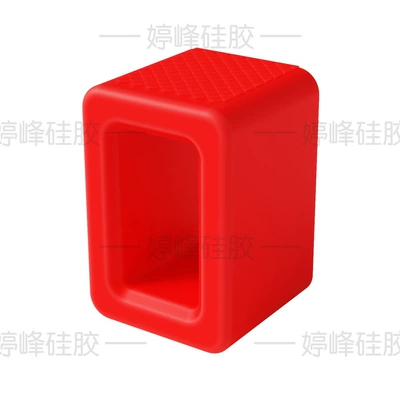 Cross-Border Hot-Selling Car Seat Belt Slot Silicone Cover Fastener Positioning Bracket Plug Cover Shoulder Pad Cover (Seat belt shoulder pad) - red-card-holder-square-style