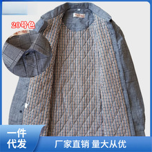 ☆冬款加厚老粗布男士棉衬衣中老年爸爸装夹棉长袖衬衫保暖亲肤芳