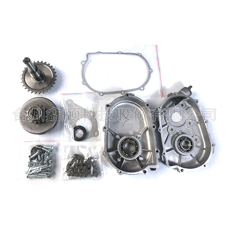 卡丁车GX160齿轮箱适用于168F本田发动机湿式离合器2:1减速齿轮箱