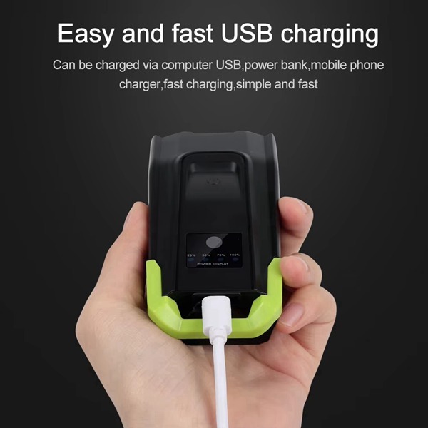 1 Set Color: Red Material: ABS Bicycle Front Light With Horn USB Rechargeable Smart Sensor_voghion.com