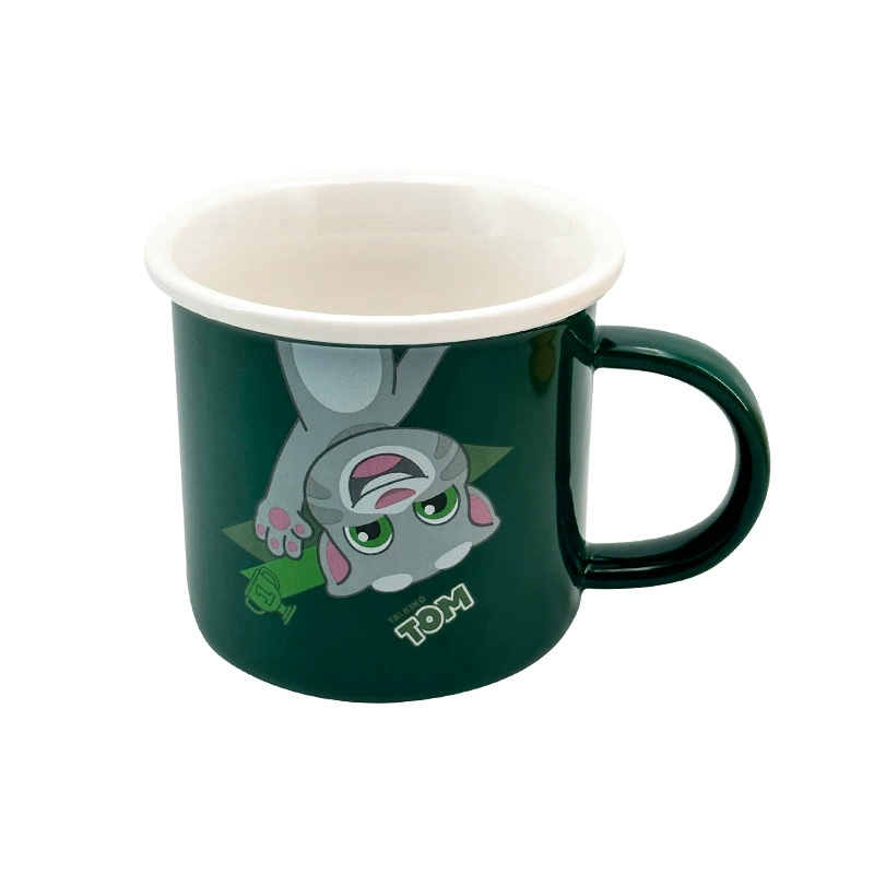 Кружка (Talking Tom) 300 мл керамическая детская, рисунки персонажей (Tom, Angela, Becca, Golden Rabbit)