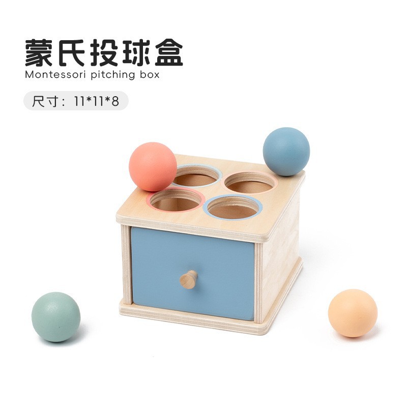 Montessori ayudas didácticas caja de clasificación de formas geométricas para bebés reconocimiento de color de coincidencia cognitiva educación temprana rompecabezas juguetes de jardín de infantes