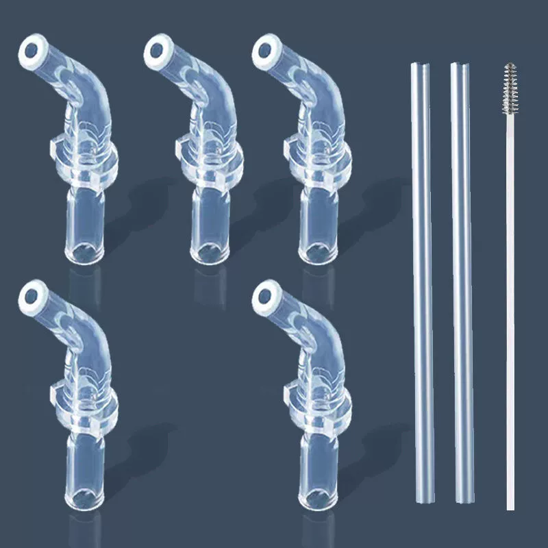 Детский сменный соломинка из straw, силиконовая насадка, стеклянная крышка, аксессуары