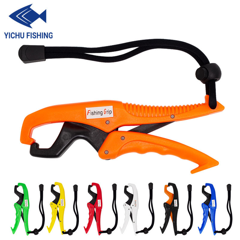 Dispositivo de control de peces flotante de plástico multifunción Luya alicates clip de pescado dispositivo de captura de peces alicates de control de peces de cuerda perdida