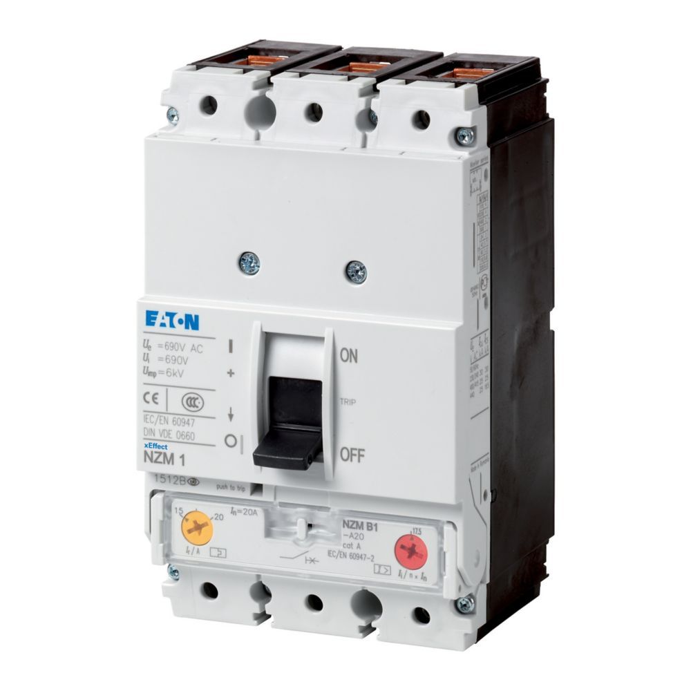 EATON/伊顿穆勒/低压塑壳断路器NZMN1-4-A20-AS/NZM系列/全新原装