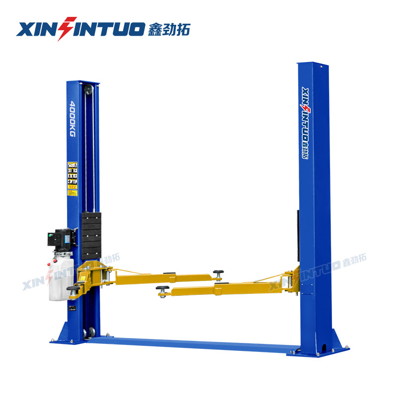 Jintuo exporta elevador de doble columna para automóviles, fábrica de elevadores de dos columnas, venta directa y mantenimiento, taller de reparación de 4000kg eléctrico