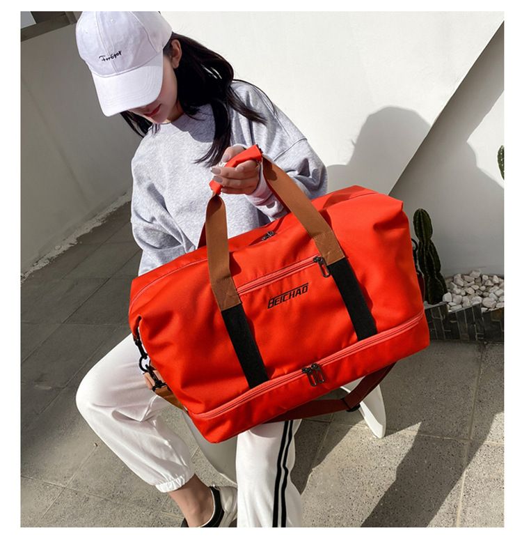 New style travel bag Korean portable shortdistance travel luggage bag large capacity gym bagpicture5