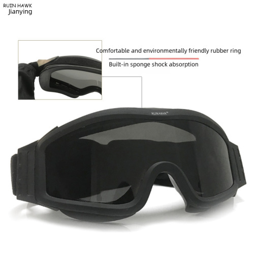 Amazon Outdoor Wind Goggles Cycling Motorcycle Sports Goggles Windproof Sandproof Confusion Tactical Equipment One-piece Dropshipping