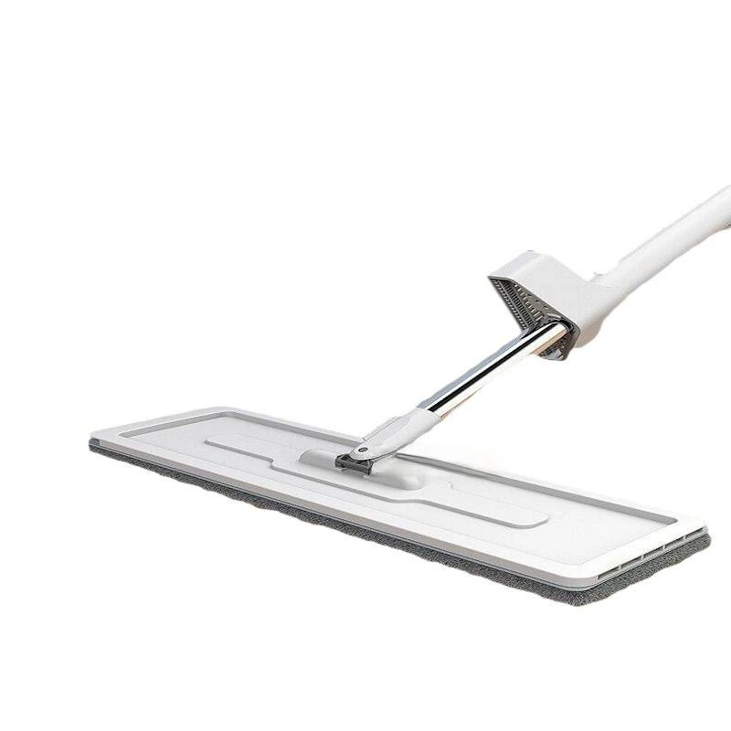 Hand-free flat mop, household rotating mop, lazy floor mop, double-driven roller type default item