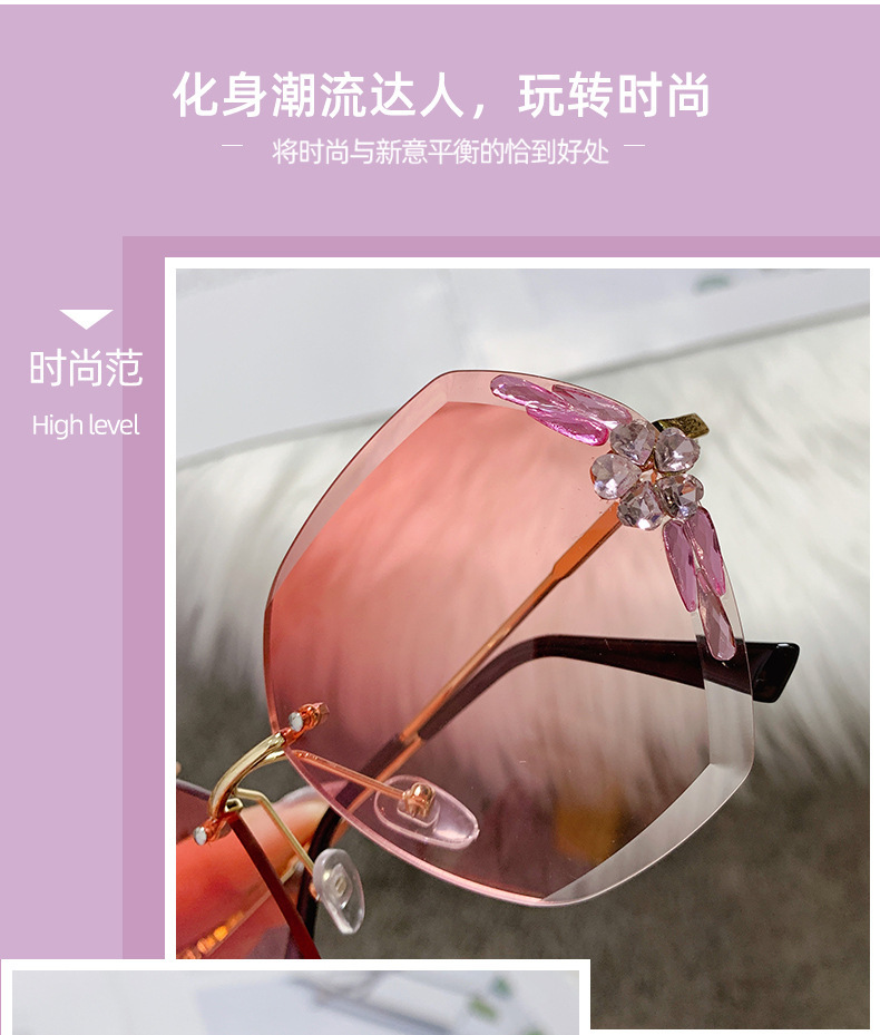Title 3, Lunettes de soleil femme strass pour faire un g...