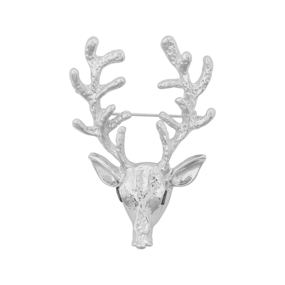creative fashion simple deer head broochpicture3