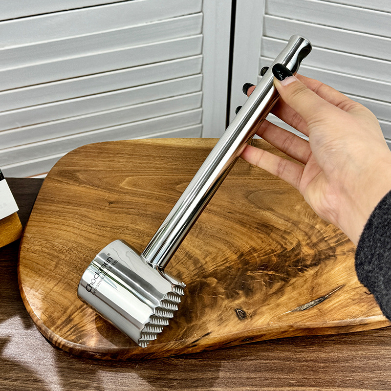 Chockmen Zhuo Deming 18 / 10 martillo de carne de acero inoxidable martillo de carne martillo de carne martillo de carne tierna martillo de carne martillo