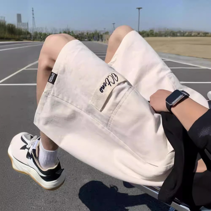 Summer tooling shorts men's loose straight cotton tide brand trend Japanese casual pants pants a generation of hair Summer tooling shorts men's loose straight cotton tide brand trend Japanese casual pants pants a generation of hair