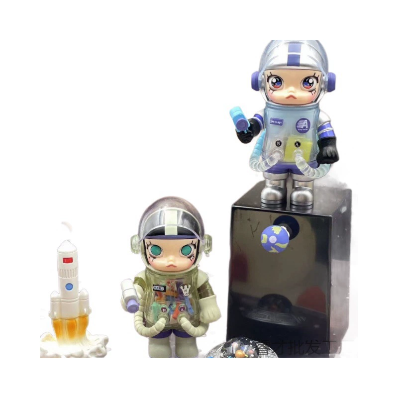 Bubble Mart Blind Box MEGASPACMOLLY Jasmine Anniversary Series Astronaut Third Generation Blind Box Figure Trendy Toy