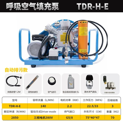 pump 30MPa, Hava kompressorları - tdr-h-e-380v-automatic-drainage-system-with-advanced-features-comes-with-a-submersible-inflating-head