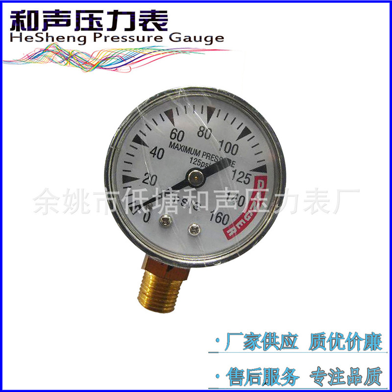 ����������ѹ��ˮѹ��Y50����160PSI����ѹ������ձ������