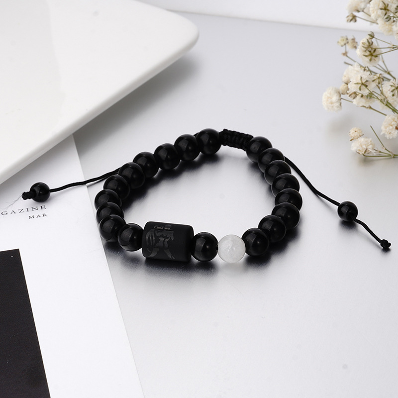 Fashion Constellation obsidian Handmade Bracelets 1 Piece