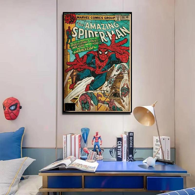 スーパーヒーローマーベルキャンバス絵画装飾絵画ポスター絵画コア速達temuアマゾン卸売販売|undefined