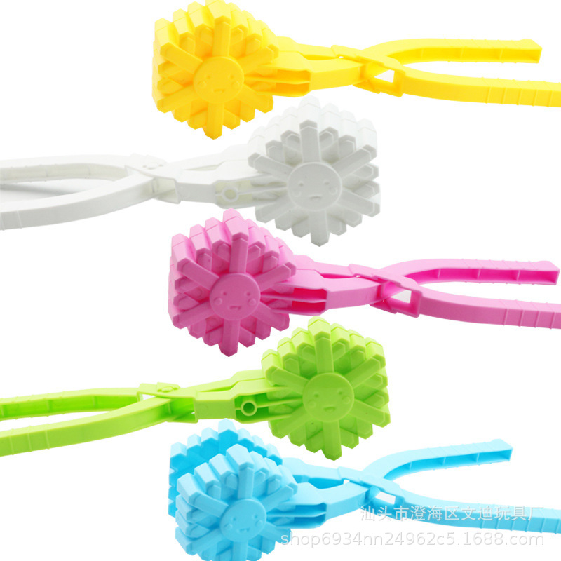 Juguetes de bola de nieve para niños, pelotas de nieve, juguetes de nieve, pinzas de pato, herramientas de muñeco de nieve al aire libre de invierno