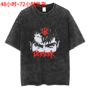 Hip Hop STreeTwear Men VinTaGe T-Shirt Japanese Anime 2024 G