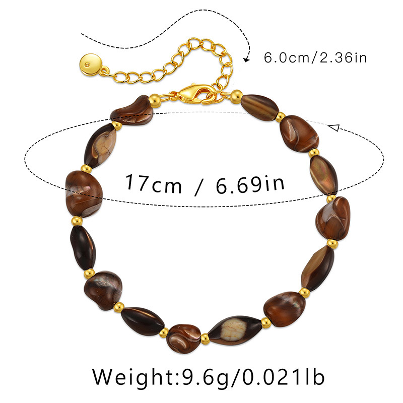 Fashion Geometric Shell Copper Womenu0027S Bracelets