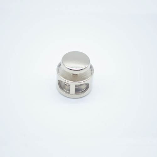 Metal spring buckle pig nose buckle double hole cylindrical pendant hat mine buckle clothing bags and accessories buttons small flat buckle wholesale