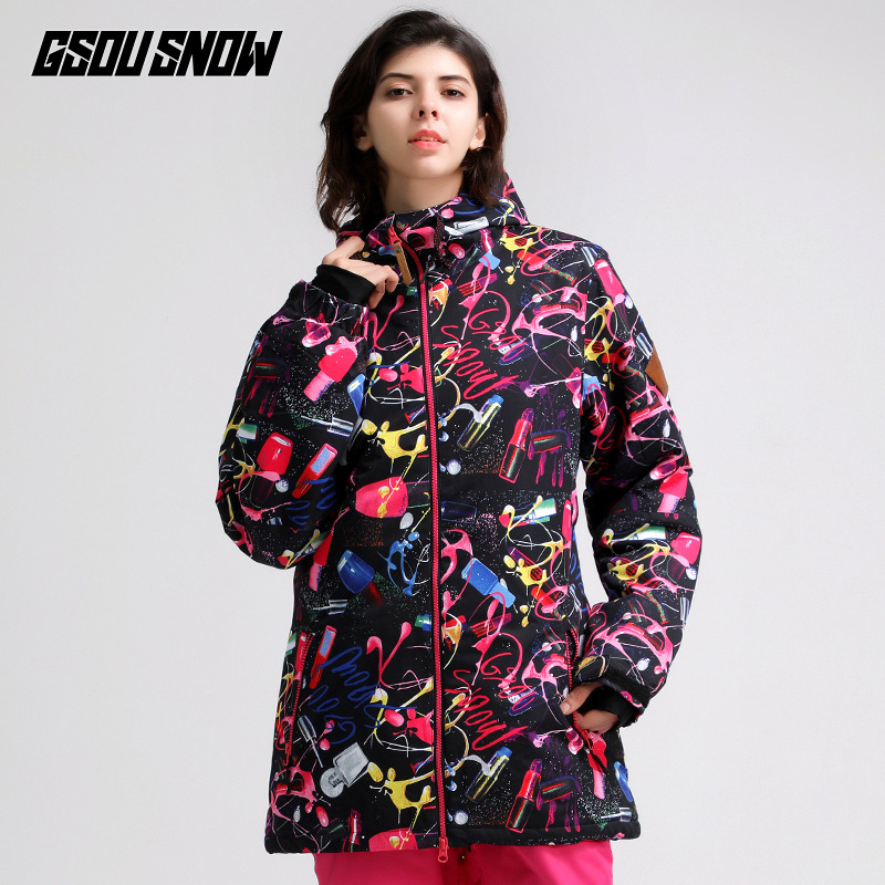 Women's snowboard snowboard jacket winter outdoor windproof waterproof snowproof jacket_voghion.com