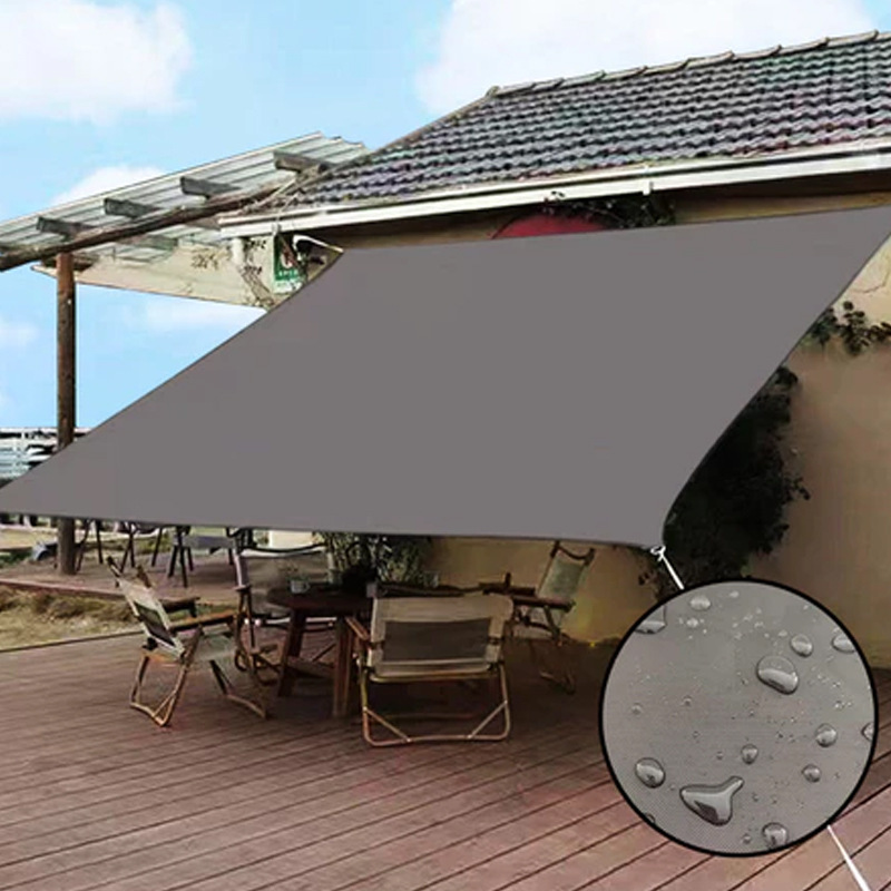 Outdoor Sunshade Sail Waterproof Sunshade Cloth 98% Uv Protection Outdoor Facilities and Activities Sunshade Canopy Backyard Canvas