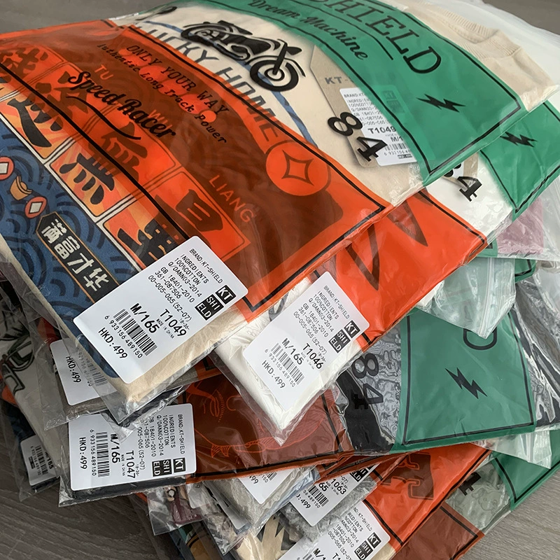 Коллекция крупного рогатого скота! Shengji с высоким содержанием хлопка! Внешний одиночный мужской завод с короткими рукавами пара с принтом с круглым вырезом футболка топ