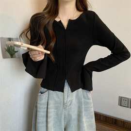 秋冬季大码胖MM遮肉显瘦内搭德绒打底衫女可外穿短款长袖T恤上衣