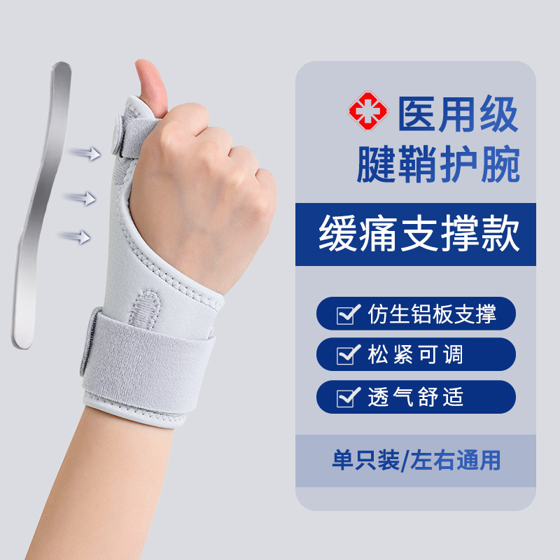 親指腱鞘腕保護手首シース指固定器関節損傷痛疲労保護具骨折サポート|undefined