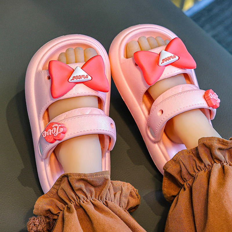Nuevas sandalias de EVA para niños sandalias de dos vías para niños lindos zapatos de princesa de bebé de niñas antideslizantes de fondo suave de verano