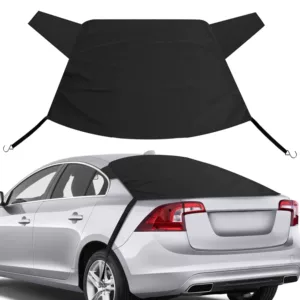 Cross-border snow cover 600D Oxford cloth car rear snow cover magnetic rear windshield cover car cover snow protection cover