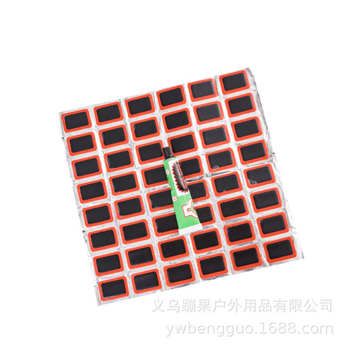 Manufacturer's bicycle cold repair glue 48 pieces + glue bicycle repair and maintenance tools [tire patch]