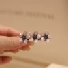 5 см, розовый (смоляные три цветка)