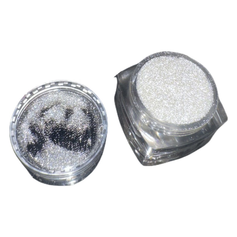 カラーのフラッシュの粉砕のドリルの粉のハイライトの反射の流れの麻のネイルアートのフラッシュの粉の滴のゴムのスライムの金のネギの粉のマニキュアのゴム