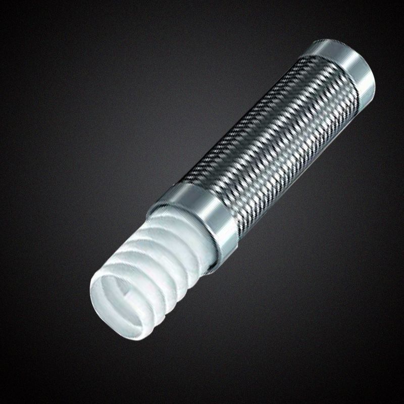 GREATFLEX钢编织BW20耐酸碱抗压制药级四氟管 食品级波纹铁氟龙管