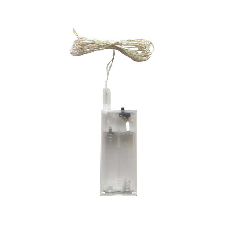 灯线盒手柄闪灯串创意装饰彩暖灯带波波球彩灯电池盒